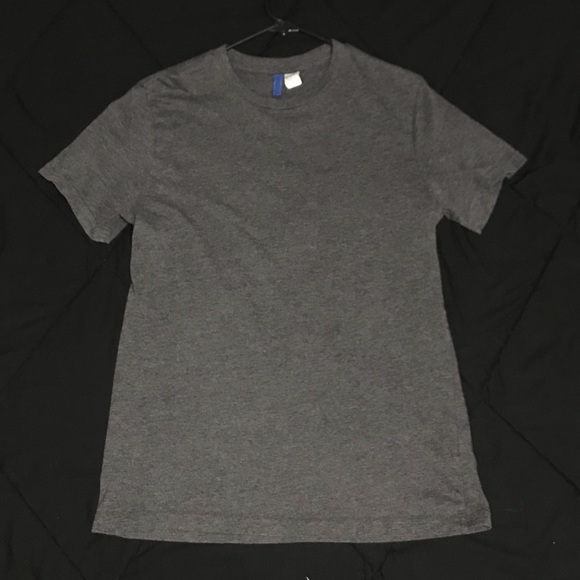 plain grey tee